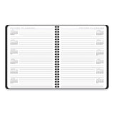 Contempo Lite Academic Year Weekly/monthly Planner, 8.75 X 7.87, Black Cover, 12-month (july To June) 2023 To 2024