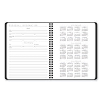 Contempo Lite Academic Year Weekly/monthly Planner, 8.75 X 7.87, Black Cover, 12-month (july To June) 2023 To 2024