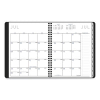 Contempo Lite Academic Year Weekly/monthly Planner, 8.75 X 7.87, Black Cover, 12-month (july To June) 2023 To 2024