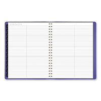 Contemporary Weekly/monthly Planner, 11.38 X 9, Purple Cover, 12-month (jan To Dec): 2024