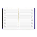 Contemporary Weekly/monthly Planner, 11.38 X 9, Purple Cover, 12-month (jan To Dec): 2024