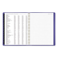 Contemporary Weekly/monthly Planner, 11.38 X 9, Purple Cover, 12-month (jan To Dec): 2024