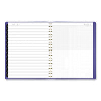 Contemporary Weekly/monthly Planner, 11.38 X 9, Purple Cover, 12-month (jan To Dec): 2024