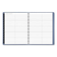 Contemporary Weekly/monthly Planner, 11.38 X 9, Slate Blue Cover, 12-month (jan To Dec): 2024