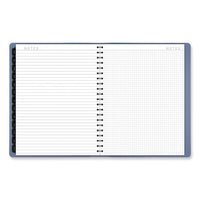 Contemporary Weekly/monthly Planner, 11.38 X 9, Slate Blue Cover, 12-month (jan To Dec): 2024