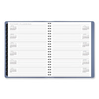 Contemporary Weekly/monthly Planner, 11.38 X 9, Slate Blue Cover, 12-month (jan To Dec): 2024