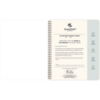 Greenpath Academic Year Weekly/monthly Planner, Floral Artwork, 11" X 9.38", Multicolor Cover, 12-month: July 2024-june 2025
