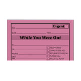 While You Were Out Memo Pad, One-part (no Copies), 4.25 X 5.5, 50 Forms/pad, 6 Pads/pack