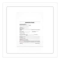 Quitclaim Deed Forms With Instructions And Free Downloads, One-part (no Copies), 8.5 X 11, 4 Forms Total