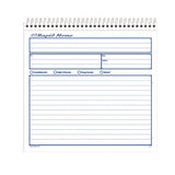 Rapid Memo Pad, Two-part Carbonless, 8.5 X 7.75, 50 Forms Total