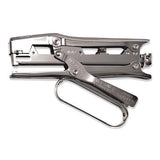 Lightweight Clipper Stapler, 20-sheet Capacity, 2.63" Throat, Chrome