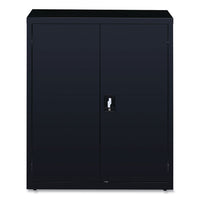 Economy Assembled Storage Cabinets, 3 Shelves, 36" X 18" X 42", Black