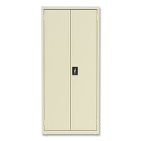 Economy Assembled Storage Cabinets, 3 Shelves, 30" X 15" X 66", Putty
