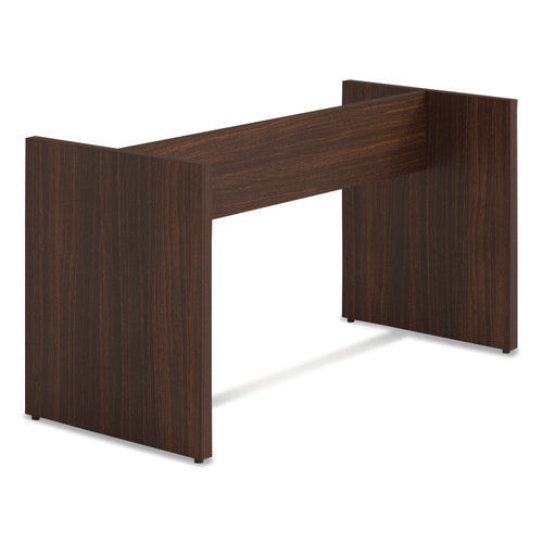 Alera Seville 96" Wide Conference Table Base, 50w X 22d X 28h, Mahogany