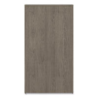 Alera Seville Bookcase, Five-shelf, 36" X 14" X 65", Walnut