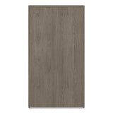 Alera Seville Bookcase, Five-shelf, 36" X 14" X 65", Walnut