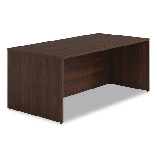 Alera Seville Series Desk Shell, 72" X 36" X 29", Mahogany
