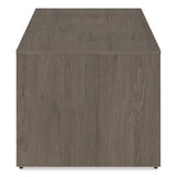 Alera Seville Series Desk Shell, 72" X 36" X 29", Walnut