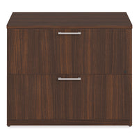 Alera Seville Series Lateral File Cabinet, 2 Legal-size File Drawers, Mahogany, 36" X 24" X 29"