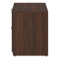 Alera Seville Series Lateral File Cabinet, 2 Legal-size File Drawers, Mahogany, 36" X 24" X 29"