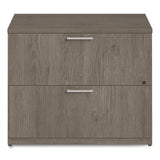Alera Seville Series Lateral File Cabinet, 2 Legal-size File Drawers, Walnut, 36" X 24" X 29"