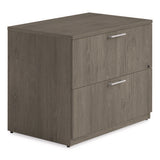 Alera Seville Series Lateral File Cabinet, 2 Legal-size File Drawers, Walnut, 36" X 24" X 29"