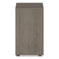 Alera Seville Series Mobile Pedestal, Left/right, 3-drawer: Box/box/file, Legal, Walnut, 15" X 18" X 27"