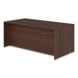 Alera Seville Series Single Pedestal Desk, Left Pedestal, 72" X 36" X 29", Mahogany