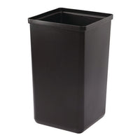 29 Gallon Trash/recycling Cans, Steel, Green Mixed Recycling Can With Mixed Lid, Black Trash Can With Square Lid