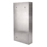Stainless Steel Surface-mounted Paper Towel Dispenser With Waste Receptacle, 28 X 4 X 14