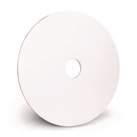Xtract Melamine Floor Pad, 20" Diameter, White/brown, 5/carton