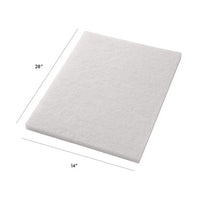 White Pad Driver, 14 X 28, 10/carton