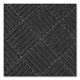 Ecomat Crosshatch Entry Mat, 48 X 27, Charcoal