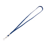 Deluxe Lanyard With J-hook, Blue, 36" Long, 100/pack