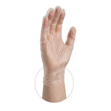 Vinyl Exam Gloves, Powder-free, X-large, Clear, 100/box