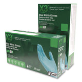 Industrial Nitrile Gloves, X-large, Blue, 100/box