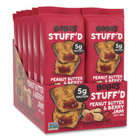 Stuff'd Gluten-free Peanut Butter And Berry Jam Oat Bar, 2.5 Oz Bar, 12/box