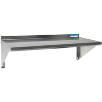 Stainless Steel Economy Overshelf, 32w X 12d X 8h, Stainless Steel, Silver, 2/pallet, Ships In 4-6 Business Days