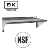 Stainless Steel Economy Overshelf, 60w X 12d X 8h, Stainless Steel, Silver, 2/pallet, Ships In 4-6 Business Days