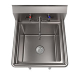 Stainless Steel Sink And Faucet Bundle, Sink/faucet/faucet Mounting Kit/drain,18" L X 18" W X 14" D, Ships In 4-6 Bus Days