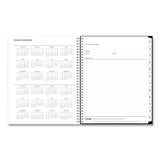 Analeis Create-your-own Cover Weekly/monthly Planner, Floral Artwork, 11 X 8.5, White/black/coral, 12-month (jan-dec): 2025