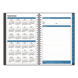 Collegiate Academic Year Weekly/monthly Planner, 8 X 5, Charcoal Gray Cover, 12-month: July 2024 To June 2025