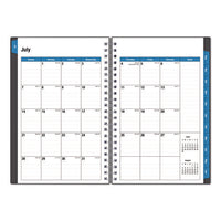 Collegiate Academic Year Weekly/monthly Planner, 8 X 5, Charcoal Gray Cover, 12-month: July 2024 To June 2025