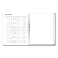 Rue Du Flore Weekly/monthly Planner, Floral Artwork, 11 X 8.5, Jade/lavender Cover, 12-month (jan To Dec): 2025