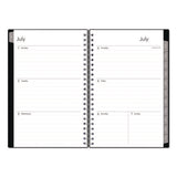 Enterprise Academic Weekly/monthly Planner, 8 X 5, Black Cover, 12-month (july To June): 2024 To 2025