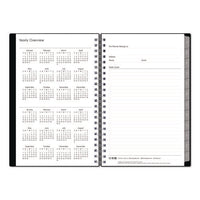 Enterprise Academic Weekly/monthly Planner, 8 X 5, Black Cover, 12-month (july To June): 2024 To 2025