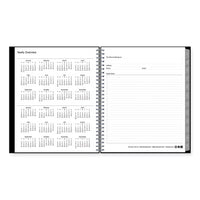 Enterprise Monthly Planner, 10 X 8, Black Cover, 12-month (jan To Dec): 2024