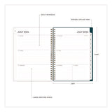 Greta Academic Year Weekly/monthly Planner, Floral Artwork, 8.63 X 5.88, Green Cover, 12-month: July 2024 To June 2025