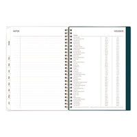 Greta Academic Year Weekly/monthly Planner, Floral Artwork, 8.63 X 5.88, Green Cover, 12-month: July 2024 To June 2025