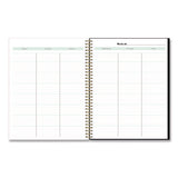 Dark Gray Gale Lesson Planner, Weekly: Up To Nine Periods Per Day, Monthly: Two-page Spreads, 11 X 8.5, Gray/mint Green Cover